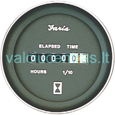 FARIA Moto valandų skaičiuoklė juoda