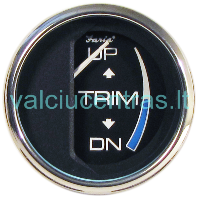 FARIA Trimo lygio skydelis juodas Mercury, Volvo Penta