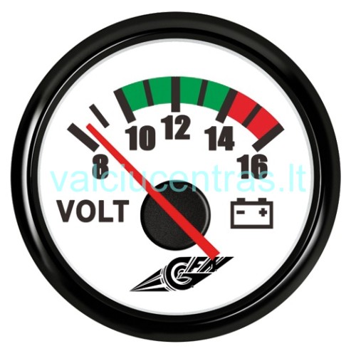 Voltmetras baltas 