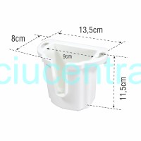 Puodelių bei daiktų laikiklis 135x115x80mm Puodelių bei daiktų laikiklis 135x115x80mm