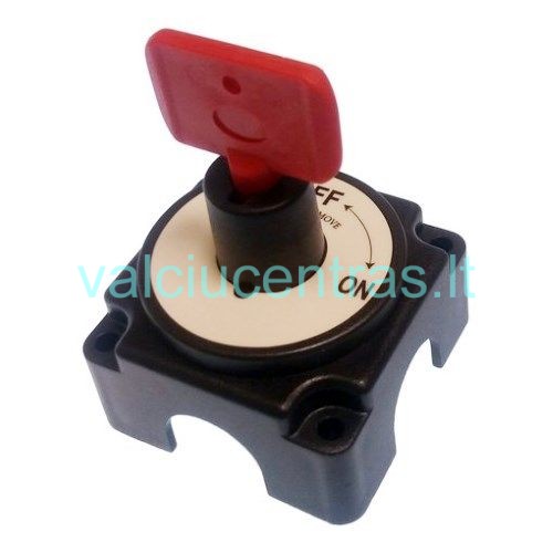 Masės jungiklis su rakteliu 12V