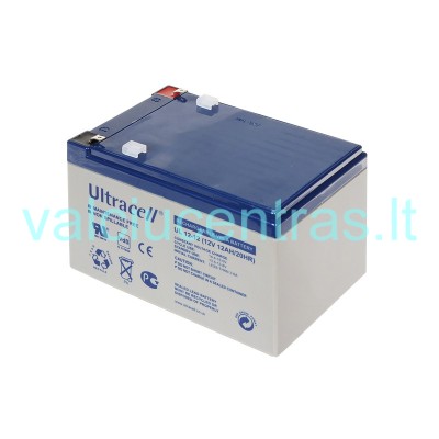 Akumuliatorius ULTRACELL 12Ah 12V AGM VRLA