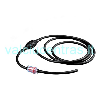 Kuro žarna su pompa ir filtru