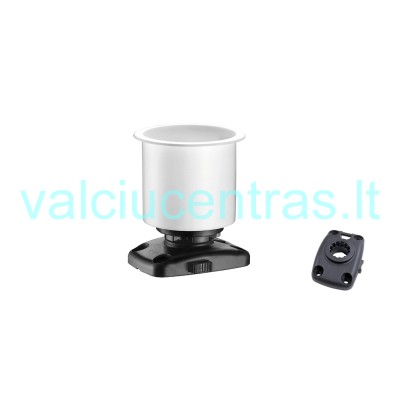 Gėrimų laikiklis su greito nuėmimo mechanizmu