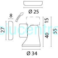 Magnetinis durų fiksatorius