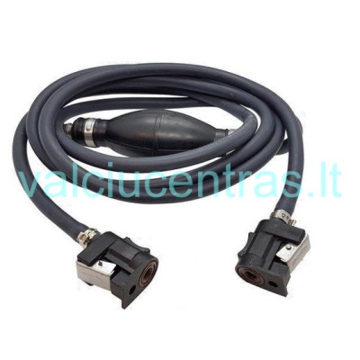 Kuro žarna su pompa ir antgaliais