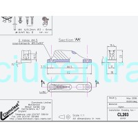 Virvės blokatorius 3-6 mm CL203 Junior