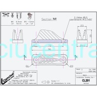 Virvės blokatorius 6-12 mm CL201 Virvės blokatorius 6-12 mm CL201