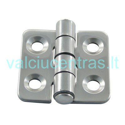 A4 nerūdijančio plieno lankstas 38 x 38 mm