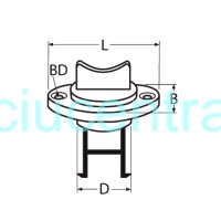 Drenažo kamštelis 24 mm Drenažo kamštelis 24 mm