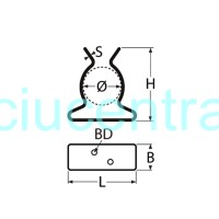 N. plieno kobinio laikiklis  N. plieno kobinio laikiklis