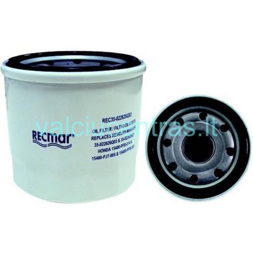 Mercury, Yamaha, Honda, Tohatsu tepalo - alyvos filtras 8-50AG Mercury, Yamaha, Honda, Tohatsu tepalo - alyvos filtras 8-50AG