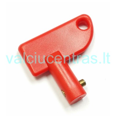 Raktelis akumuliatoriaus jungikliui