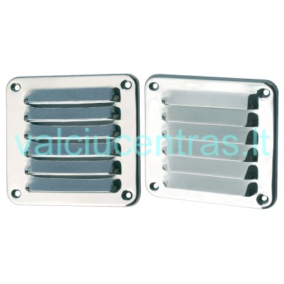 Ventiliacinės grotelės AISI316 127x124mm