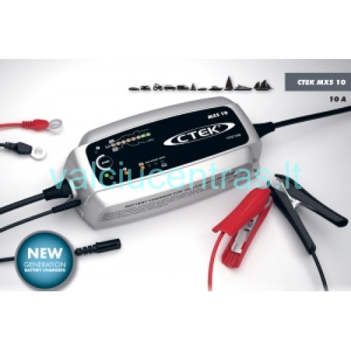 CTEK MXS 10.0 automatinis įkroviklis CTEK MXS 10.0 automatinis įkroviklis