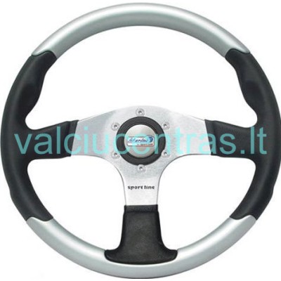 Aukštos kokybės anoduoto aliuminio vairas COMBI 350 mm