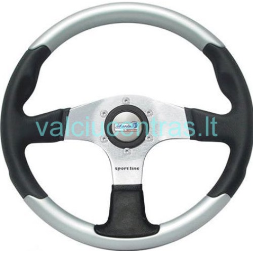 Aukštos kokybės anoduoto aliuminio vairas COMBI 350 mm