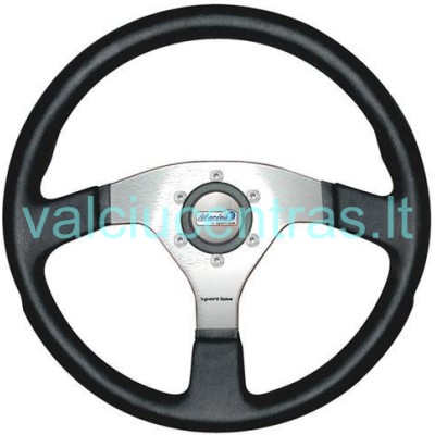 Aukštos kokybės anoduoto aliuminio vairas MARINA 350 mm