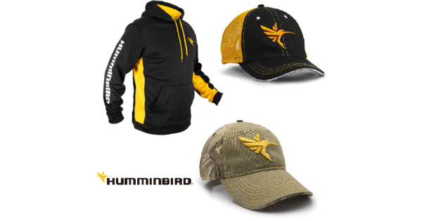 Humminbird sonar manufacturer's clothing, caps and other accessories