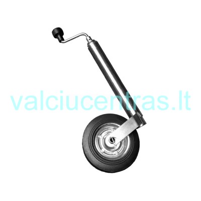 Priekabos atraminis ratukas