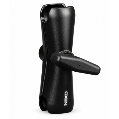 NEXO dvigubas laikiklis su 1,5″ rutulio jungtimis, 14 cm