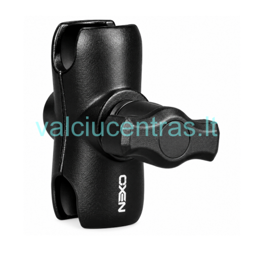 NEXO dvigubas laikiklis su 1″ rutulio jungtimis, 6 cm