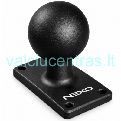NEXO stačiakampis tvirtinimo pagrindas su 1,5″ rutuliu