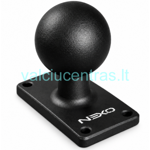 NEXO stačiakampis tvirtinimo pagrindas su 1,5″ rutuliu