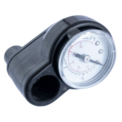 Pressure gauge for inflatable boats