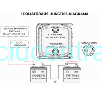 Two-battery separation relay (VSR) kit