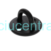 Nerūdijančio plieno kilpa apvali juodos spalvos 40 mm