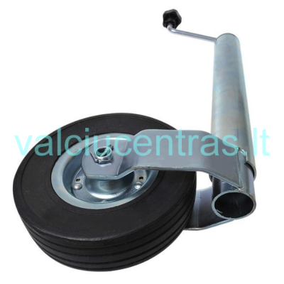 Priekabos atraminis ratukas