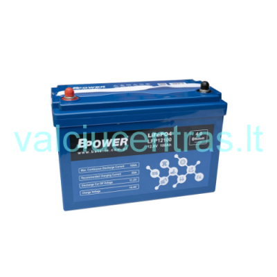 BPOWER LFP12-100 12.8V 100Ah Lithium Ion BT battery