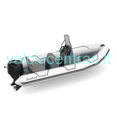 Bombard Explorer 550 RIB valtis (pilkos spalvos)