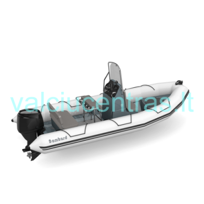 Bombard Explorer 600 RIB valtis (pilkos spalvos)