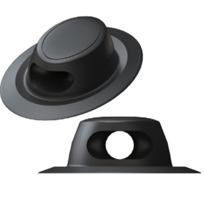 Borika klijuojamas virvės laikiklis