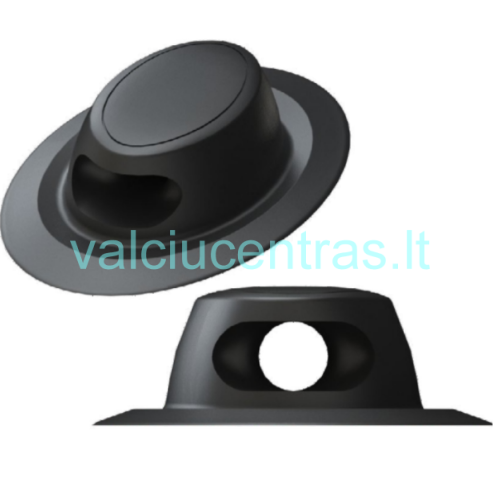 Borika klijuojamas virvės laikiklis