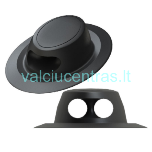 Borika klijuojamas virvės laikiklis