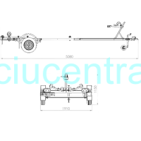 Priekaba valčiai BRENTEX 500B Priekaba valčiai BRENTEX 500B