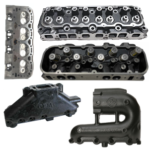 Manifolds, engine blocks