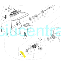 Atbulinės pavaros dantratis Parsun F8/F9.8, Tohatsu MFS8/MFS9.8