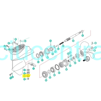 Reduktoriaus dantratis Yamaha Reduktoriaus dantratis Yamaha