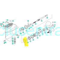 Atbulinės pavaros dantratis Yamaha Atbulinės pavaros dantratis Yamaha