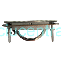 N. plieno įleidžiama pakėlimo rankena su užraktu