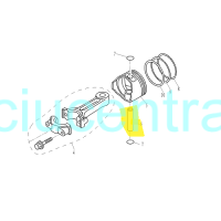 Stūmoklio kaištis Parsun F8/F9.8