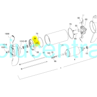 Minn Kota variklio detalė - įvorė 144-050 Minn Kota variklio detalė - įvorė 144-050