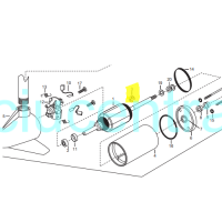 Minn Kota ašies detalė - fiksatorius