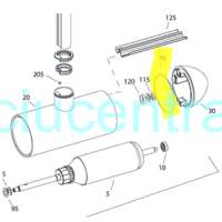 Minn Kota detalė - riebokšlis 701-043 Minn Kota detalė - riebokšlis 701-043