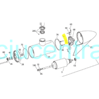 Minn Kota detalė - riebokšlis 725-050 Minn Kota detalė - riebokšlis 725-050