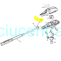 Minn Kota elektrinio variklio rankenos detalė 2060009